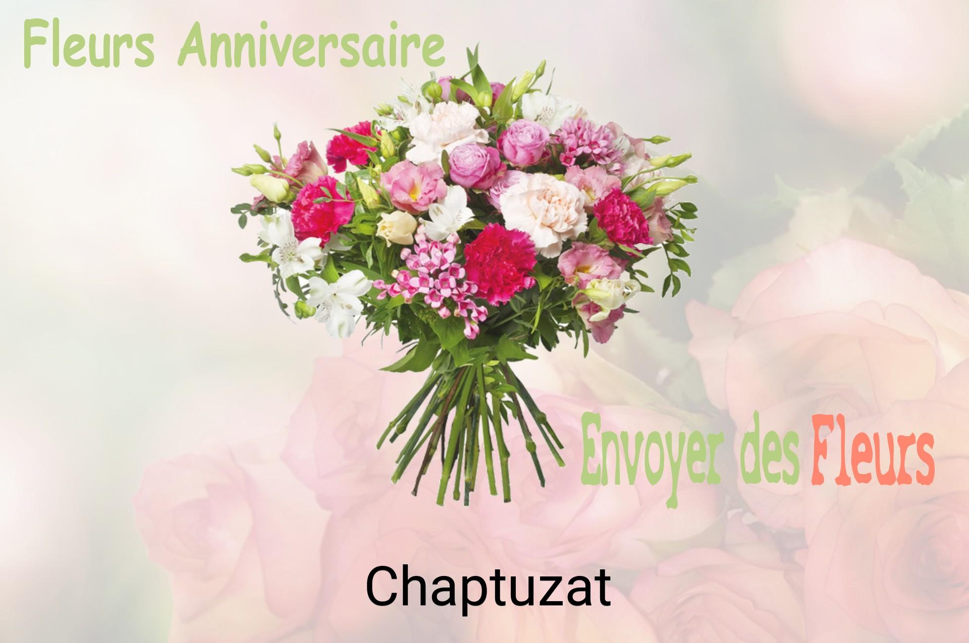 Bouquet de fleurs d’anniversaire livré à Chaptuzat