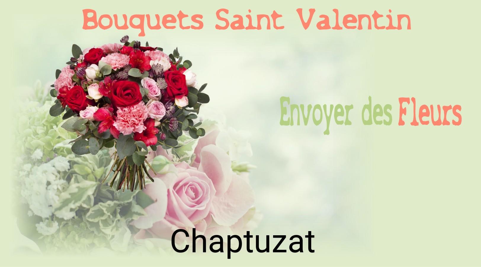 Roses de Saint-Valentin livrées à Chaptuzat